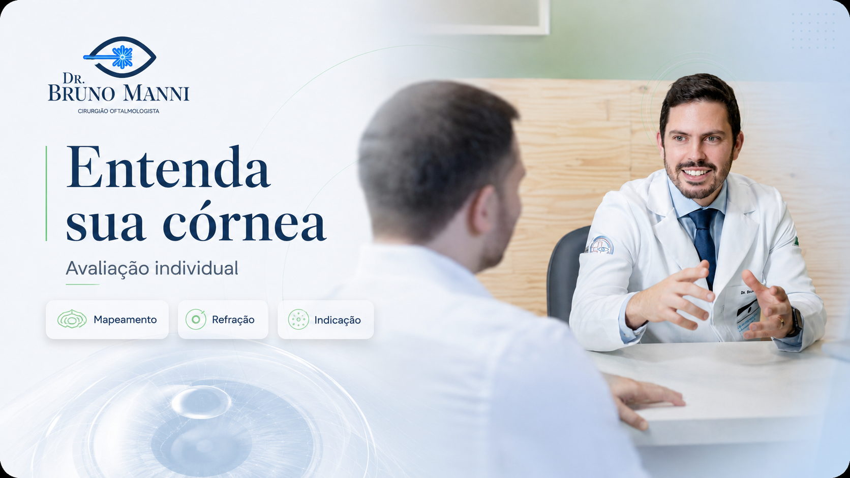 Entenda sua córnea — Avaliação individual